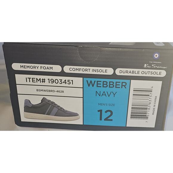 Ben Sherman Webber Navy Men's Sneakers - Picture 6 of 6